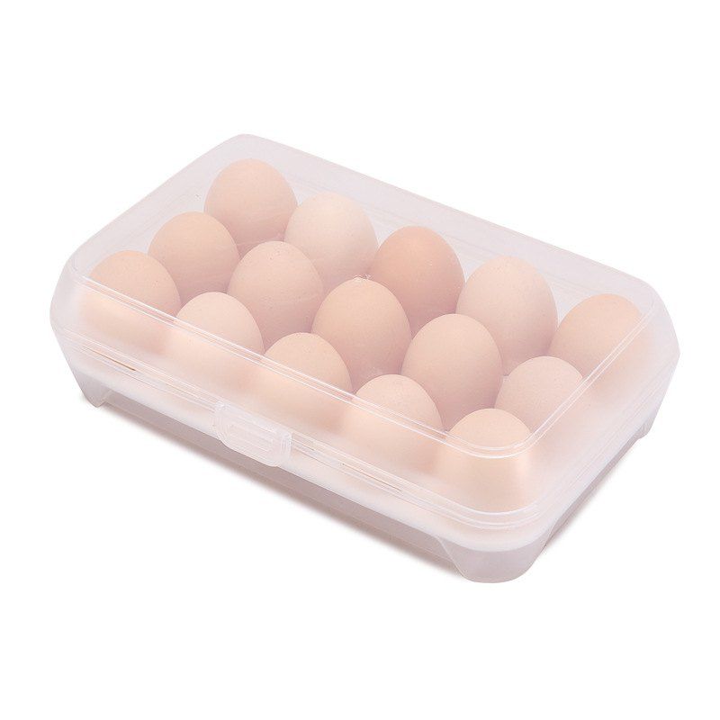 

15 Boxes of Egg Boxes Refrigerator Boxes Storage Boxes, White