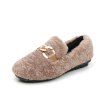 Chaussures pour femmes avec fond plat et pied confortable - Bronze EU 39