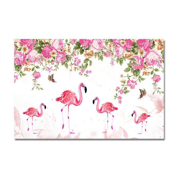 DYC Flamingos Under Art Print Fleurs - multicolor 