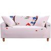 MHJQ Housse de canapé impression double dessin animé - Cerisier Rose TWO SEATS