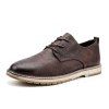 Handmade Men Dress Shoes Men Flats Chaussures formelles - Brun EU 44