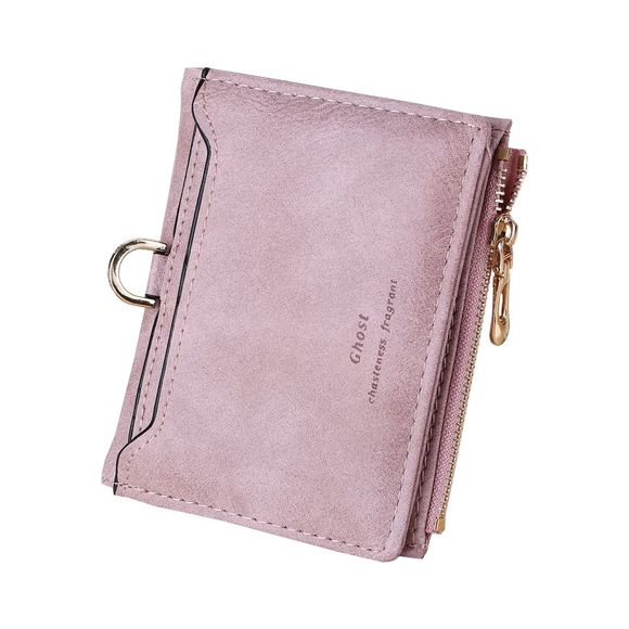 New Matte simple Ladies Wallet Casual Fashion Zipper Card Purse - Lilas ONE SIZE
