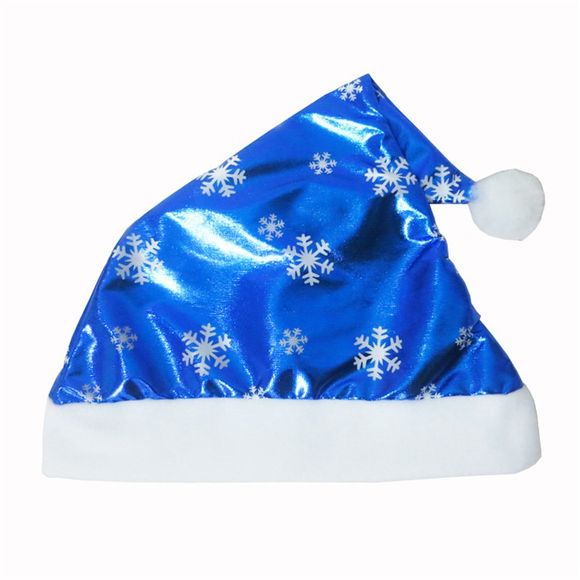 Chapeau de Noël en tissu lumineux bleu pour enfants de Noël - Bleu Océan 