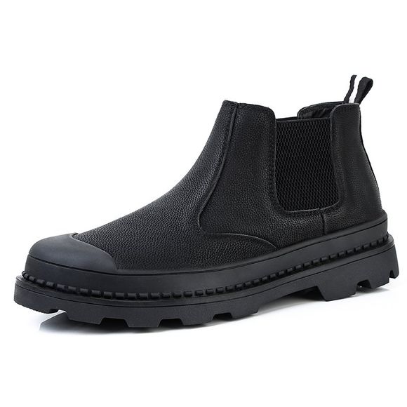Bottes homme à la mode respirante chaussures souples et confortables - Noir EU 39