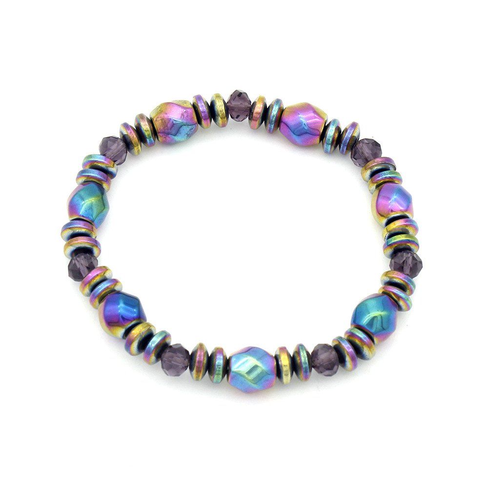[41% OFF] 2021 Colorful Electroplating Jewelry Magnetic Hematite Health ...