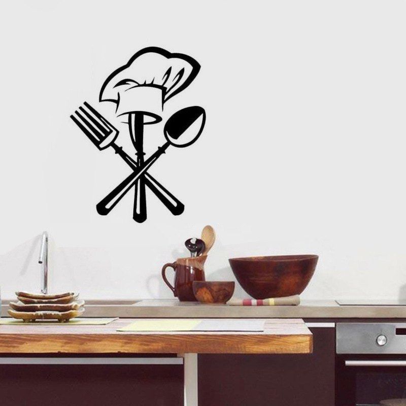 41 Off 2020 Funny Kitchen Wall Sticker Waterproof Pvc Decals