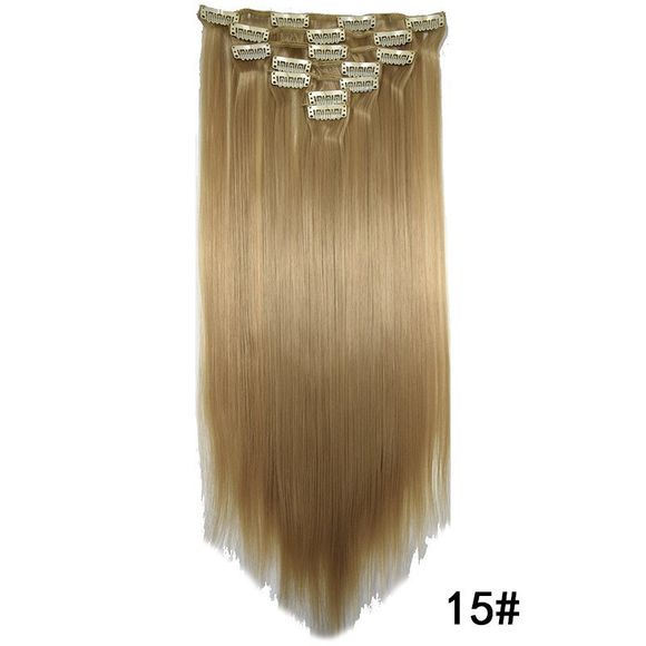 7pcs / set perruque de cheveux synthétiques coloful - 013 