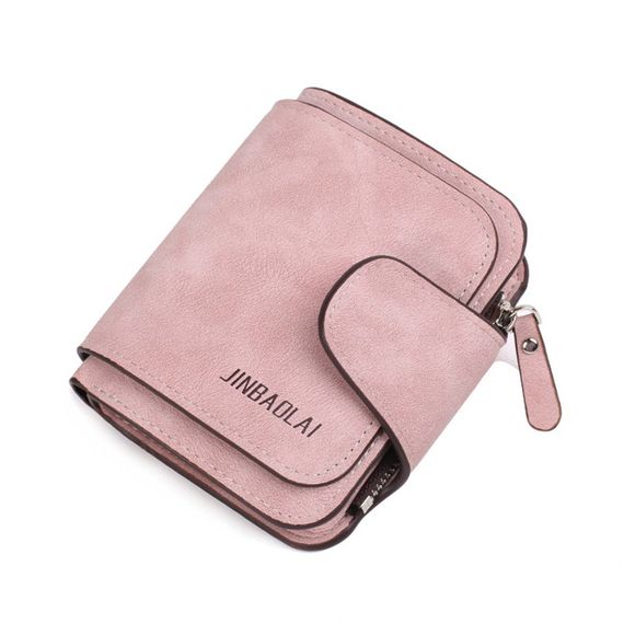 Portefeuille pour femmes de haute qualité Design Hasp Card Bags Sacs Femme Bourse d'embrayage - Rose 