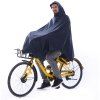 Imperméable à l'eau pluie poncho vélo bicyclette pluie capes couverture compacte scooter - Ardoise bleue foncée ONE SIZE