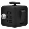 Minismile Version mise à jour Libération du stress Fidget Dice Cubic Toy - Noir 