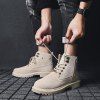 Hiver Chaussures Homme Bottes Hautes Bottes Tendance Bottes Outillage Extérieur - Beige EU 42