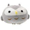 Hibou animal en peluche extensible hibou peluche oreiller grassouillet cadeau jouet adorable oiseau - Oie grise 30CM