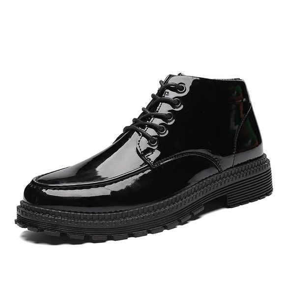 Chaussures de style britannique à talons hauts pour hommes - Aurora Noir EU 39