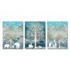 DYC 3PCS Cartoon Art Silhouette Silhouette Art - multicolor 