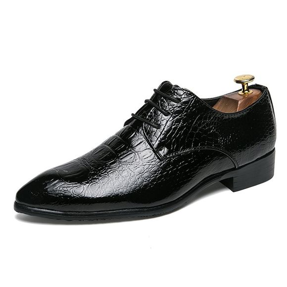 Hommes Mode Respirant Doux Et Confortable Chaussures - Noir EU 39