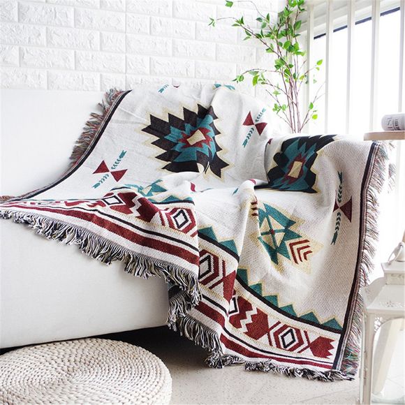 Cobertor non-housse décorative de sofa de couverture de style européen sur le divan-lit - multicolor A 180*230CM