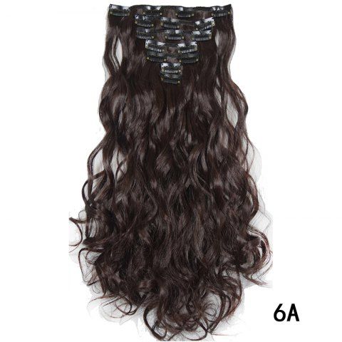 2019 Synthetic Hair Fiber 50cm Body Wave Clip In Hair Extensions