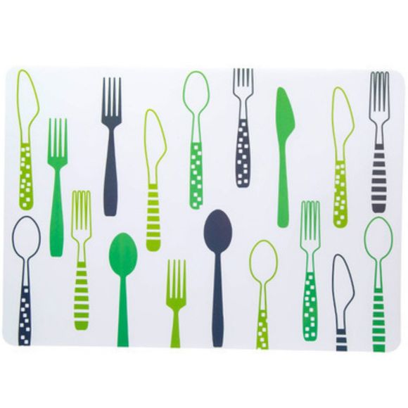 Tapis de cuvette imperméable de tapis de nappe antidérapante de vaisselle de cuisine calorifugée de cuisine - Vert 