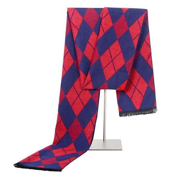 Nouveau foulard à la mode pour hommes M-NSNJ0012 - Rouge 