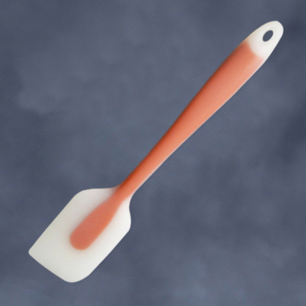 orange silicone spatula