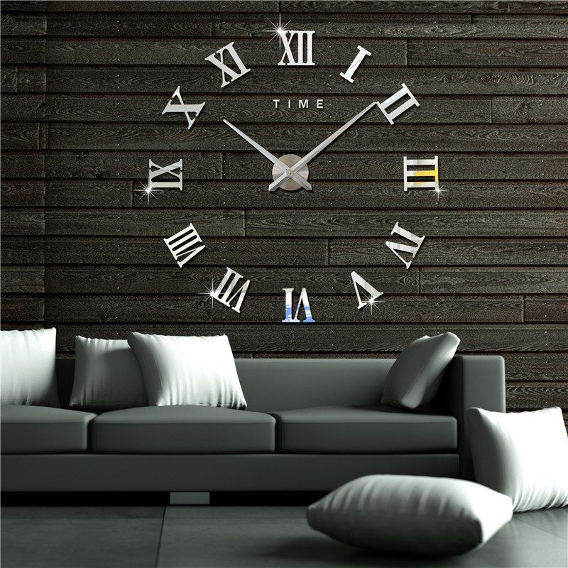 41 Off 2020 Acrylic Creative Extra Large Wall Clock Diy Mirror Extra Large Wall Clock Diy Mirror