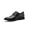 Habillement formel respirant léger de chaussures d'affaires de la jeunesse avec les chaussures des hommes bas - Noir EU 44