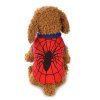 Spiderman Teddy Dog Vêtements pour chiens - Rouge M
