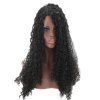 Mode de perruque de petit volume européenne et américaine partielle cheveux longs et bouclés - Noir 40 X 17 X 5CM