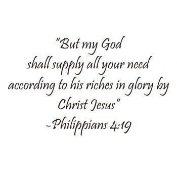 [41% OFF] 2023 BUT My God Shall Supply All Your Need Art Vinyl Mural ...