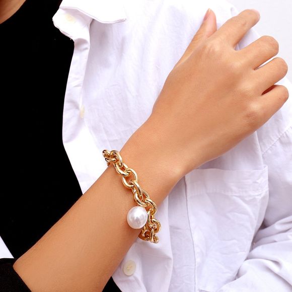 Bracelet de perles simples avec tempérament - Or 1PC