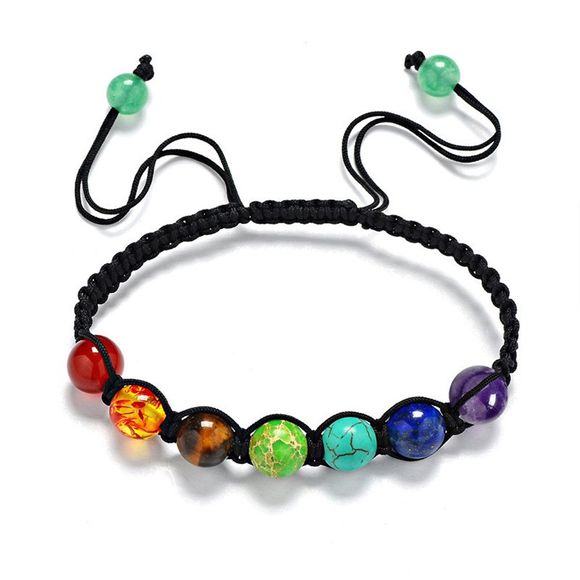 Bracelet à la mode avec améthyste - multicolor 