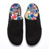 UIN hommes peints Sidi Slip-On noir chaussures de mode Voyage Art Chaussures Casual - Noir Profond EU 41