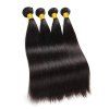 Les paquets de cheveux raides péruviens de cheveux humains tissent la double trame 50g / paquet - Noir Naturel 12INCH X 12INCH X 12INCH X 12INCH