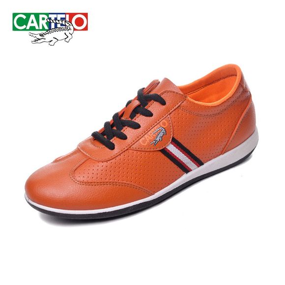 CARTELO Chaussures Mode Casual pour Hommes - Orange EU 41