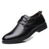 Chaussures formelles en cuir pour hommes Chaussures de travail pour hommes - Noir EU 42