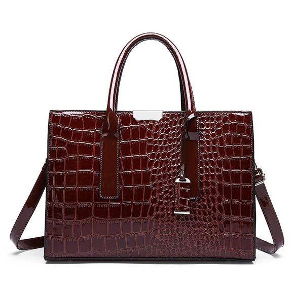 Nouvelle mode sac à main en cuir sac messenger en cuir pour les femmes / bureau / carrière / quotidien - Rouge Vineux 