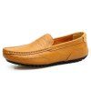Chaussures en cuir pour hommes Chaussures en cuir plates - Brun Doré EU 44