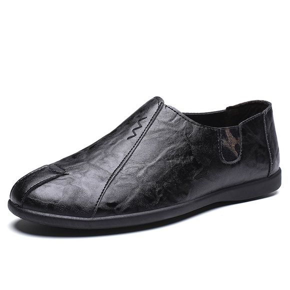 Men Business Chaussures confortable ensemble de vêtements de cérémonie - Noir EU 39
