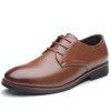 Chaussures de ville décontractées en cuir Oxford pour hommes - Brun Légère EU 44
