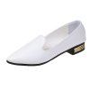 Printemps Fashion Tip Bean Chaussures - Blanc EU 37