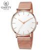 Montre GAIETY G581 pour femme maille à cadran large et extra-plate avec montre à quartz - multicolor L 