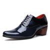 Chaussures formelles pour hommes Chaussures en cuir verni à bout pointu pour hommes - Bleu EU 42