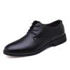 Hommes Chaussures De Mariage En Cuir PU Pointu Toe Business Chaussures Hommes Chaussures Formelles - Noir EU 45