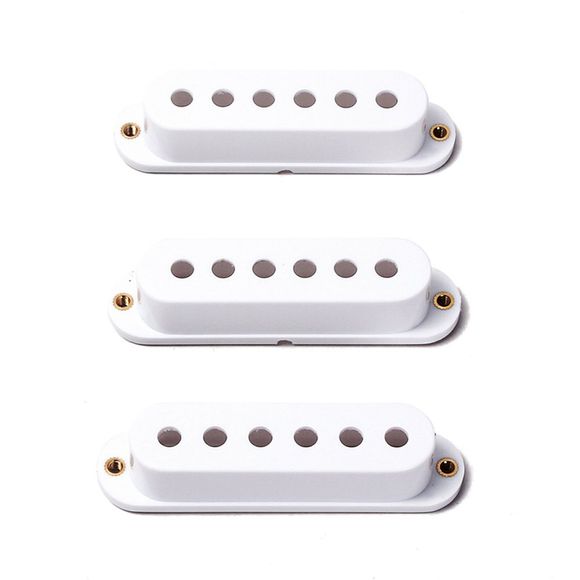 Couvre pickup guitare style ST blanc 3 simple bobinage - multicolor 