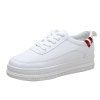 Portez des petites chaussures blanches Chaussures de mode à la mode pour femmes - Rouge EU 38