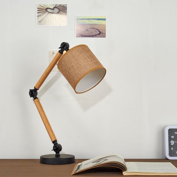 Lampe de table à fixation réglable pour maison - Blanc 1PC