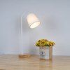 Lampe de table avec support en fer forgé Creative - Blanc 1PC