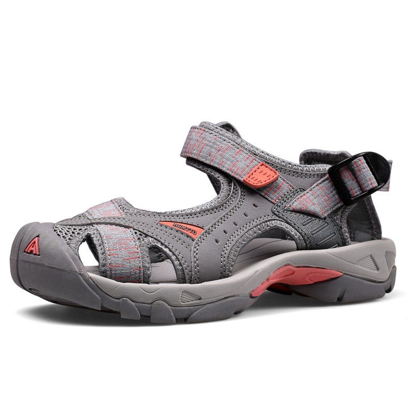 HUMTTO Sandals Men Beach Shoes Women Summer Outdoor Soft Breathable Flying Weaving TPU Roman 