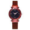 XR3262 Montre Pour Femme Noble Starry Sky Montre Montre Lumineuse Montre À Quartz - Rouge 