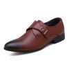 Chaussures habillées à bout pointu pour hommes Chaussures habillées de business man pour hommes - Brun EU 44